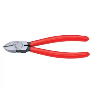 KNIPEX Heavy Duty Forged Steel 6-1/4 in. Diagonal Cutters with 62 HRC Cutting Edge