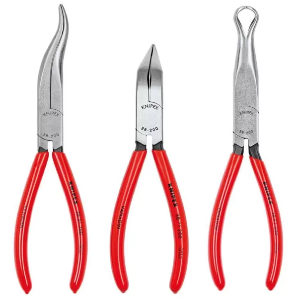 KNIPEX 3-Piece Long Nose Pliers Tool Set