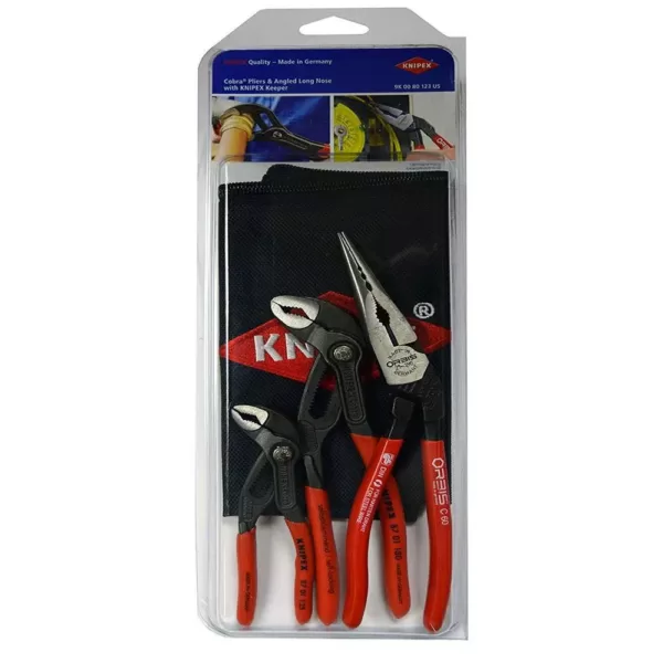 KNIPEX 3-Piece Orbis and Cobra Set with Keeper Pouch