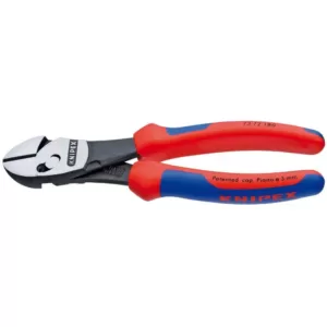 KNIPEX Heavy Duty Forged Steel Twin-Force Pliers with Multi-Component Comfort Grip
