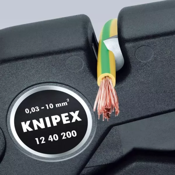 KNIPEX 8 in. Self-Adjusting Wire Stripper