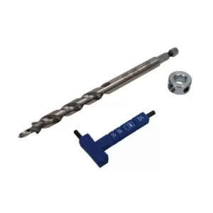 Kreg Easy-Set Drill Bit with Stop Collar and Gauge/Hex Wrench