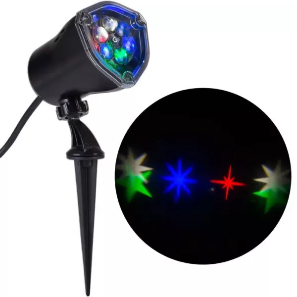 LightShow LED Projection-Whirl-a-Motion-Stars RGBW Stake Light