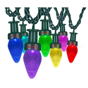 LightShow ColorMotion 24-Light Multi-Color Deluxe Christmas C7 LED String Light