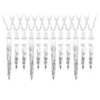 LightShow ColorMotion 24-Light White Deluxe Christmas Icicle LED String Light