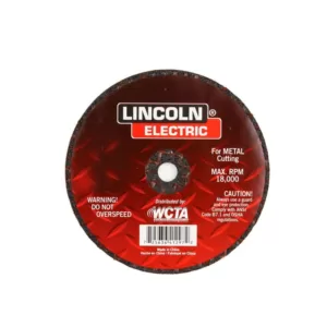 Lincoln Electric 4-1/2 in. x 1/16 in. Red 7/8 in. Arbor Cut-Off Wheel