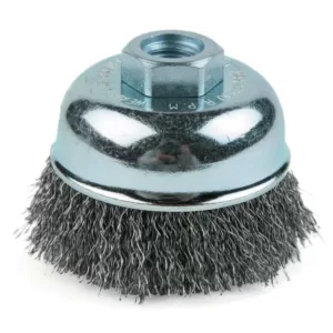 Lincoln Electric 3 in. Crimped Cup Brush with 5/8 in. -11 UNC