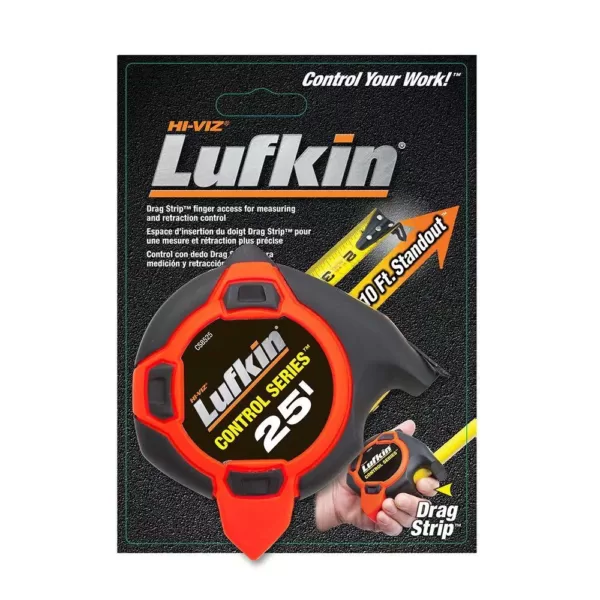 Lufkin Control 25 ft. Tape Measure
