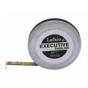 Lufkin 1/4 in. x 8 ft. Executive Thinline Pocket Tape Measure