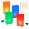 LUMABASE Multi-Color Electric Luminaria Kit (Set of 10)