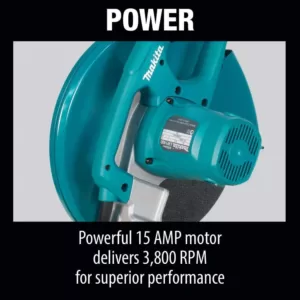 Makita 15 Amp 14 in. Cut-Off Saw with Tool-Less Wheel Change