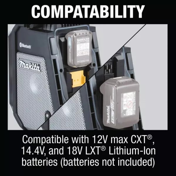 Makita 18-Volt LXT/12-Volt Max CXT Lithium-Ion Cordless Bluetooth Job Site Radio (Tool-Only)
