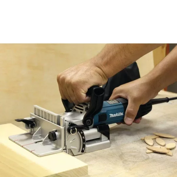 Makita 6  Amp Corded Plate Joiner with Dust Bag and Tool Case