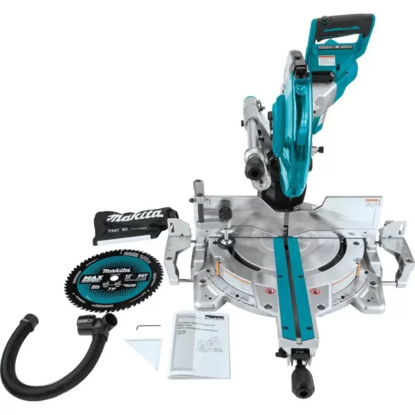 Makita 18-Volt X2 LXT Lithium-Ion (36-Volt) 12 in. Brushless Cordless Dual-Bevel Sliding Compound Miter Saw Laser (Tool-Only)