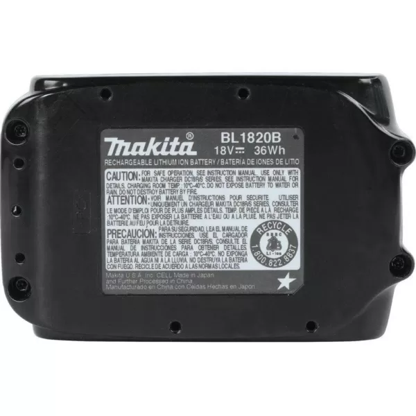 Makita 18-Volt LXT Lithium-Ion Compact Battery Pack 2.0Ah with Fuel Gauge