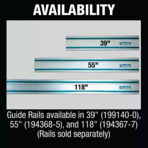 Makita 39 in. Metal Guide Rail