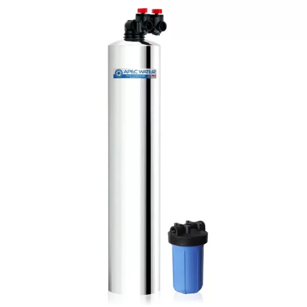 APEC Water Systems Premium 15 GPM Whole House Salt-Free Water Softener System with Pre-Filter