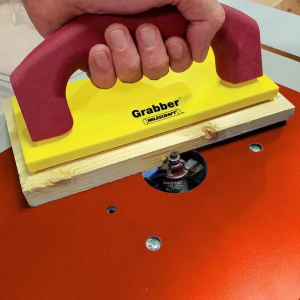 Milescraft Grabber Push Block for Table Saws, Router Tables, Band Saws and Jointers
