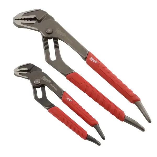 Milwaukee 6 in./8 in./10 in. Straight-Jaw and V-Jaws Pliers Set (4-Piece)