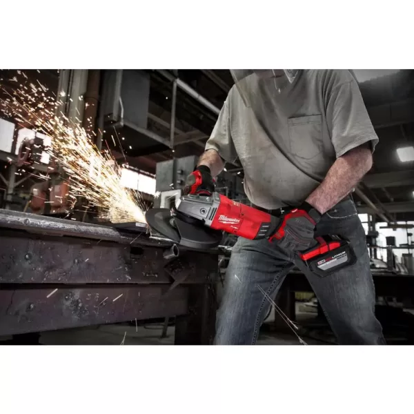 Milwaukee M18 FUEL 18-Volt Lithium-Ion Brushless Cordless 7/9 in. Angle Grinder with M18 FUEL 4-1/2 in. 5 in. Grinder