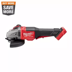 Milwaukee M18 FUEL 18-Volt Lithium-Ion Brushless Cordless 4-1/2 in./6 in. Braking Grinder with Paddle Switch (Tool-Only)