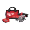 Milwaukee M12 FUEL 12-Volt Lithium-Ion Brushless Cordless 5-3/8 in. Circular Saw Kit with (1) 4.0Ah Battery, Charger, Tool Bag