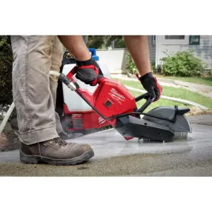 Milwaukee M18 FUEL ONE-KEY 18-Volt Lithium-Ion Brushless Cordless 9 in. Cut Off Saw with Switch Tank Backpack Water Supply Kit