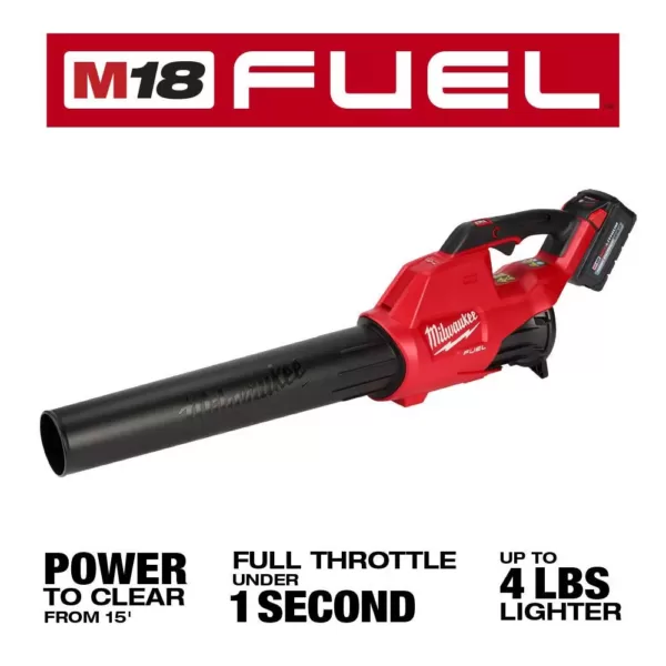 Milwaukee M18 FUEL 18-Volt Lithium-Ion Brushless Cordless 120 MPH 450 CFM Handheld Blower (Tool-Only)(3-Tool)