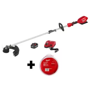 Milwaukee M18 FUEL 18-Volt Lithium-Ion Brushless Cordless String Trimmer with Quik-Lok Attachment Capability, 250 ft. Trimmer Line