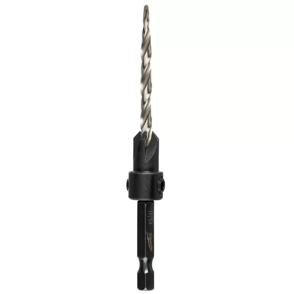 Milwaukee #8 Countersink with 11/64 in. High Speed Steel Drill Bit