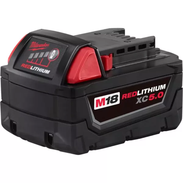 Milwaukee M18 FUEL 18-Volt Lithium-Ion Brushless Cordless 1/2 in. Hammer Drill/Driver w/ (2) 5.0Ah Batteries, Charger, Hard Case