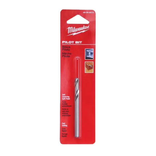 Milwaukee 1/4 in. X 3-1/2 in. Pilot Drill Bit For Hole Saw Arbor