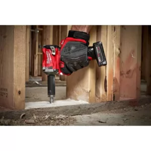 Milwaukee M12 FUEL 12-Volt Lithium-Ion Brushless Cordless Stubby 3/8 in. and 1/2 in. Impact Wrenches with two 3.0 Ah Batteries