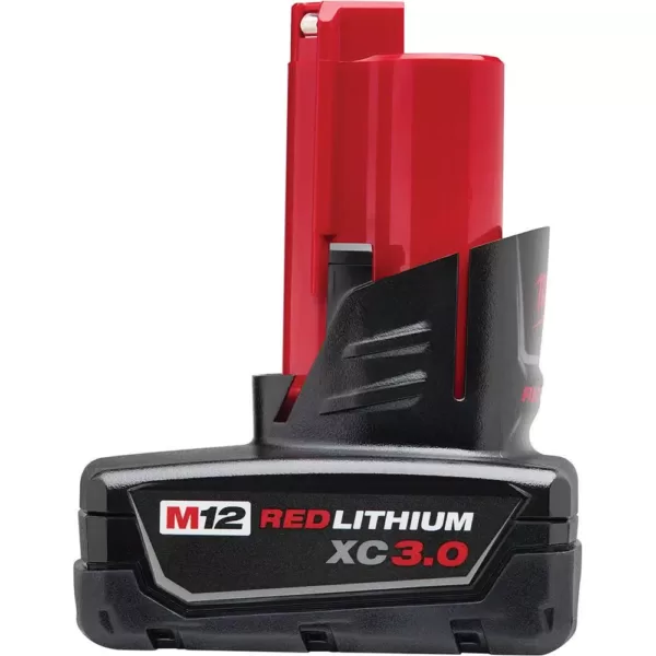Milwaukee M12 12-Volt Lithium-Ion Cordless LED High Performance Flashlight with M12 Compact Vacuum and 3.0 Ah Battery
