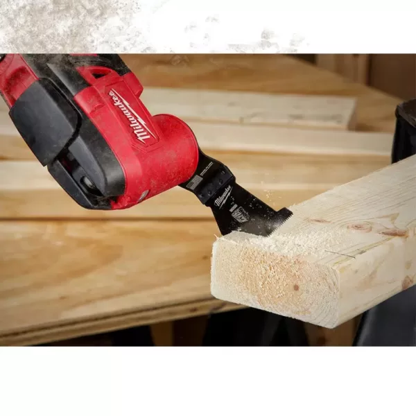 Milwaukee 2-1/2 in. High Carbon Steel Universal Fit Wood Cutting Oscillating Multi-Tool Blade (1-Pack)