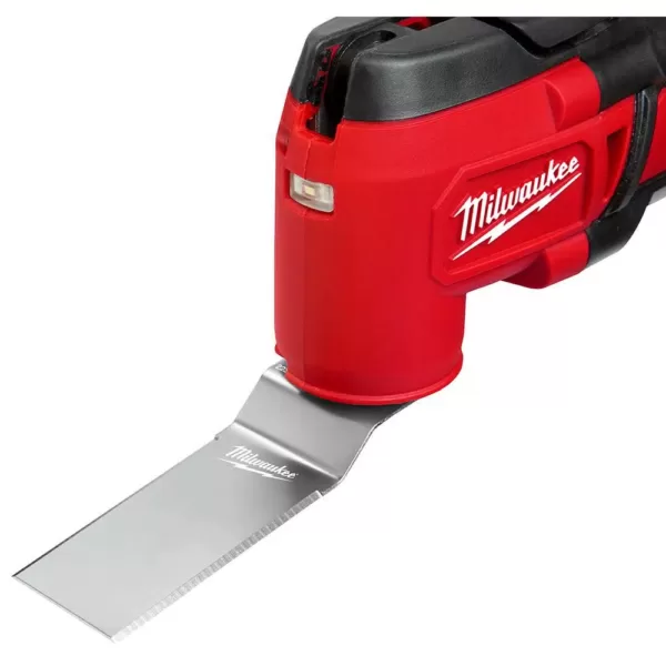 Milwaukee Wide Stainless Steel Tapered Sealant Cutting Oscillating Multi-Tool Blade (5-Piece)