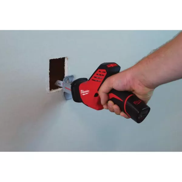 Milwaukee M12 12-Volt Lithium-Ion Cordless Copper Tubing Cutter Kit W/ M12 HACKZALL Reciprocating Saw