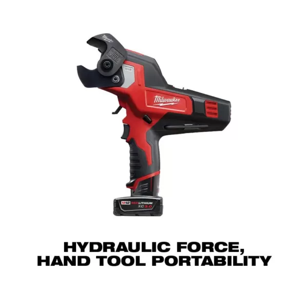 Milwaukee M12 12-Volt Lithium-Ion Cordless 600 MCM Cable Cutter (Tool-Only)