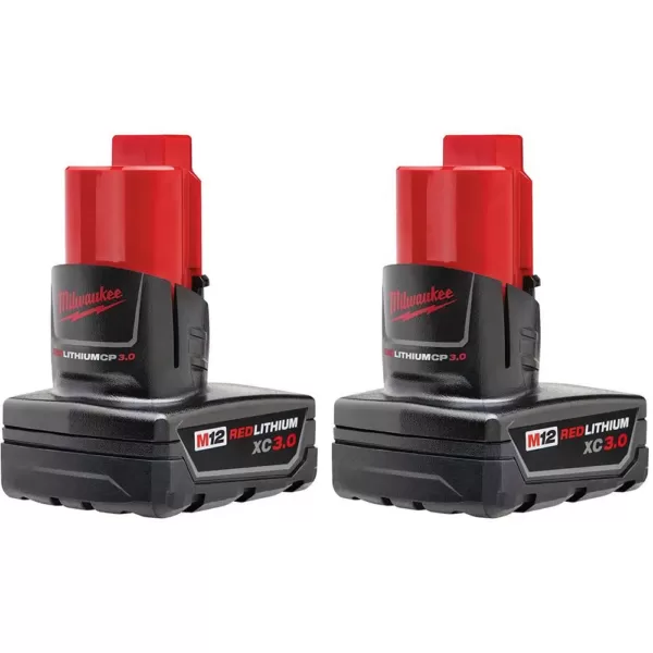 Milwaukee M12 12-Volt Lithium-Ion XC Extended Capacity 3.0 Ah Battery Pack (4-Pack)