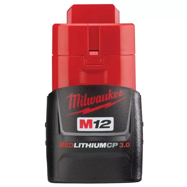 Milwaukee M12 12-Volt Lithium-Ion Starter Kit with Two 3.0 Ah Battery Packs and Charger