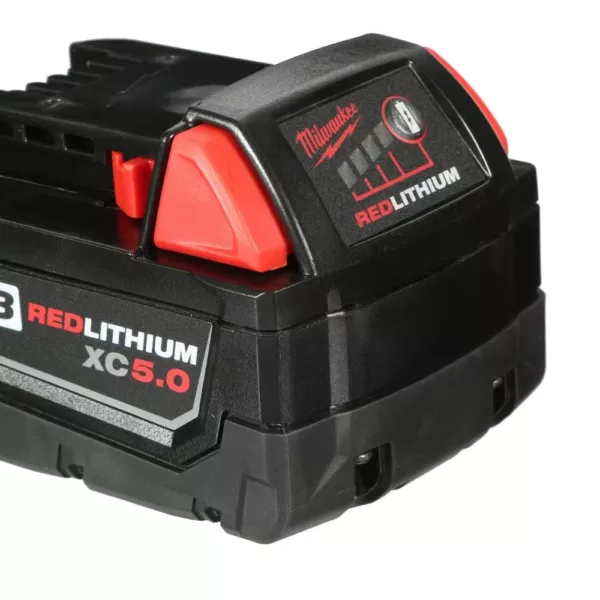 Milwaukee M18 18-Volt Lithium-Ion XC Starter Kit with (1) 5.0Ah Battery and Charger