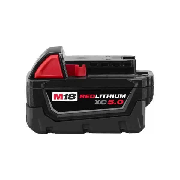 Milwaukee M18 18-Volt Lithium-Ion XC Starter Kit with (1) 5.0Ah Battery and Charger