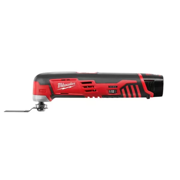 Milwaukee M12 12-Volt Lithium-Ion Cordless Drill Driver/Multi-Tool Combo Kit (2-Tool) with (2) 1.5 Ah Battery and Tool Bag