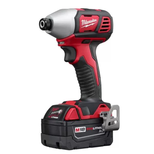 Milwaukee M18 18-Volt Lithium-Ion Cordless Combo Tool Kit (6-Tool) w/ Wet/Dry Vacuum and Additional 5.0Ah Battery