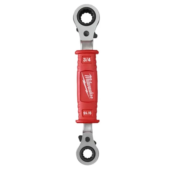 Milwaukee Linemans 4-in-1 Insulated Ratcheting Box Wrench