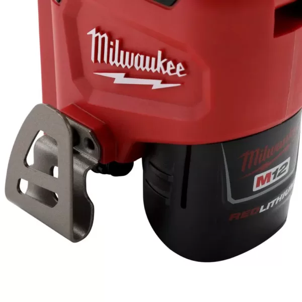 Milwaukee M12 12-Volt Lithium-Ion Cordless Rivet Tool Kit with (2) 1.5Ah Batteries and Charger and M12 Rotary Tool