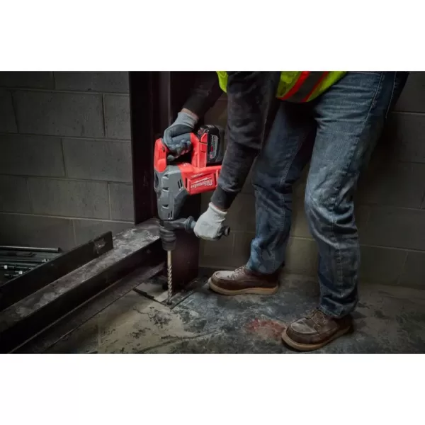 Milwaukee M18 FUEL 18-Volt Lithium-Ion Brushless Cordless 1 9/16 in. SDS-Max Rotary Hammer Kit W/ (1) 9.0Ah Battery, Hard Case