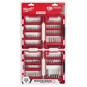 Milwaukee SHOCKWAVE Impact Duty Steel Drill and Driver Bit Set (120-Piece)