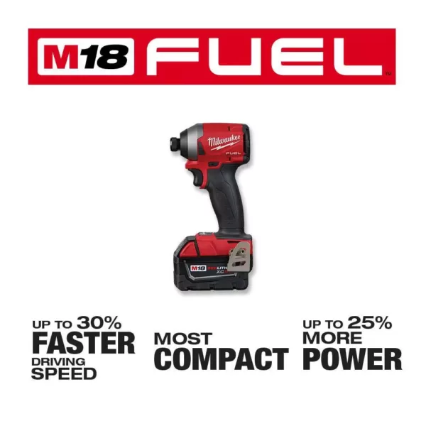 Milwaukee M18 18-Volt Lithium-Ion Cordless FORCE LOGIC 750 MCM Crimper Kit with EXACT #6 750 MCM Al Dies and M18 FUEL Combo Kit