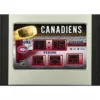 Team Sports America Montreal Canadiens NHL Multi-Color Scoreboard Alarm Clock